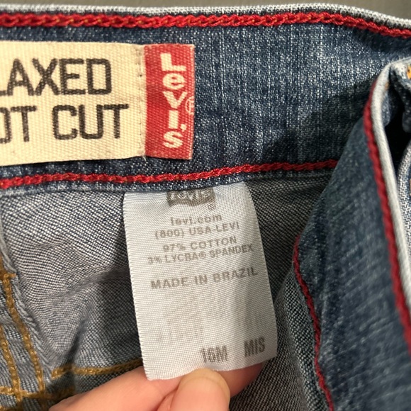 Vintage 2004 Levi’s 550 Relaxed Fit Bootcut Jeans, Women’s Size 16 (Made 10/04) - Picture 4 of 8